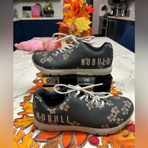 NOBULL Charcoal Sneakers with White Accents